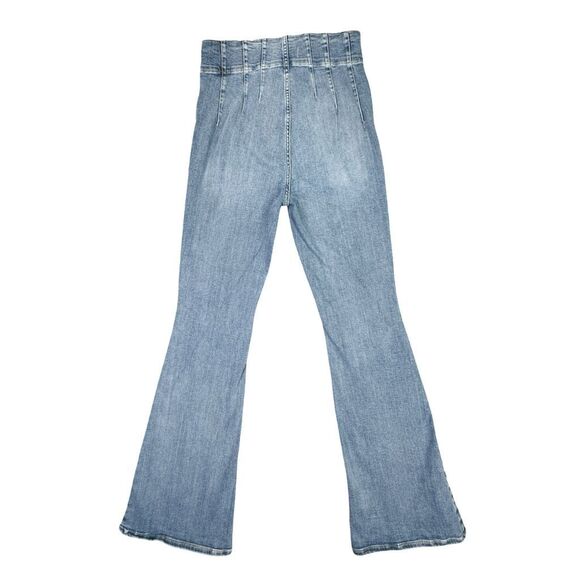 We The Free x Free People Jayde Flare Jeans - Size 29 - Sunburst Blue - Picture 7 of 10